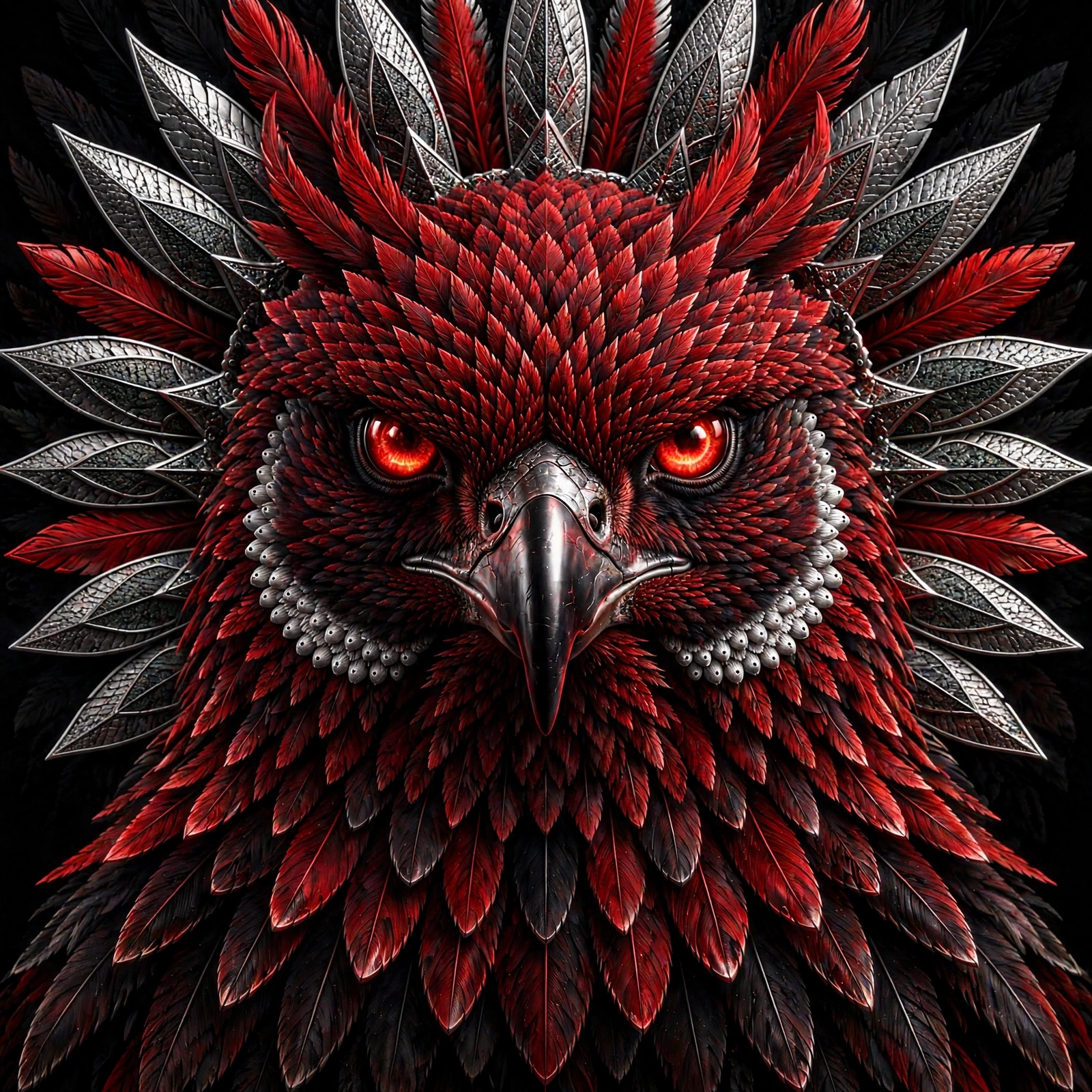 Raptor Prediction Markets crest in Crimson / Silver